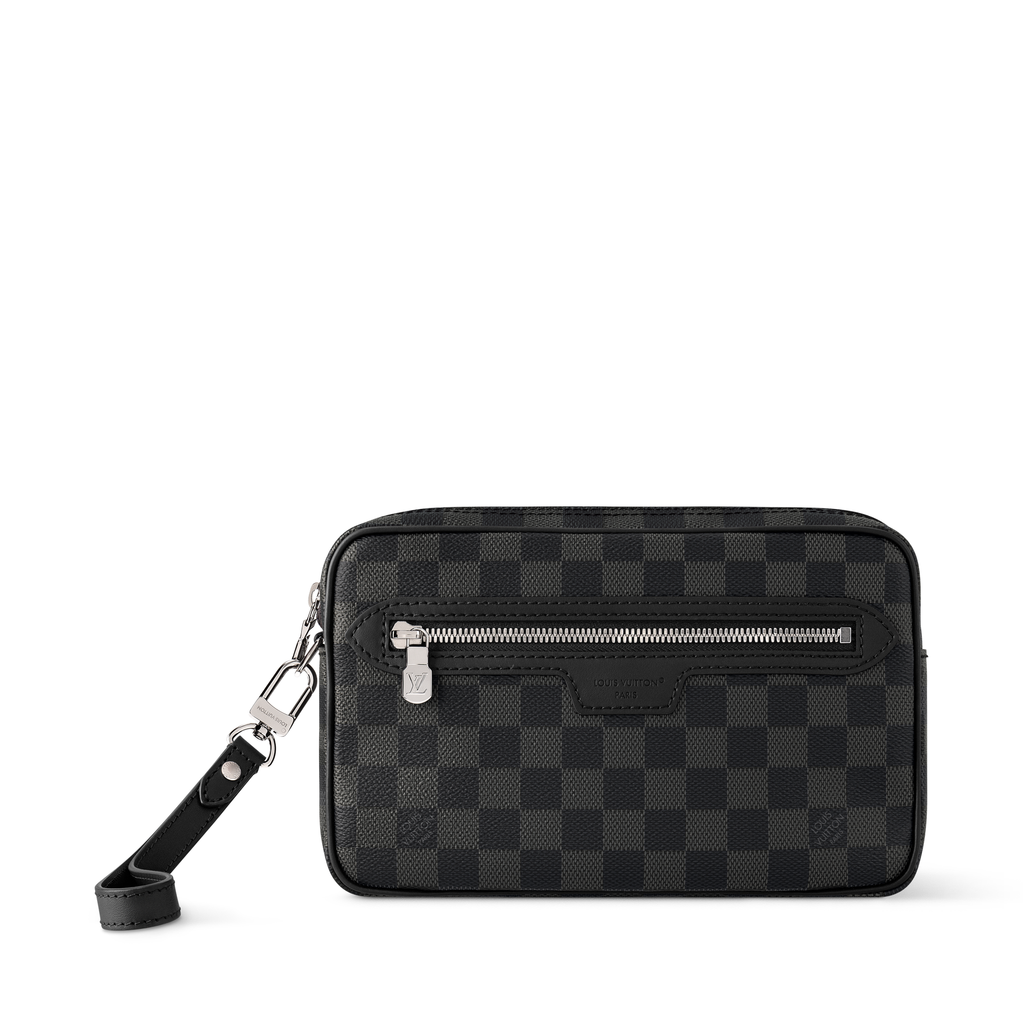 Pochette Kasai Damier Graphite Canvas - Men Small Leather Goods